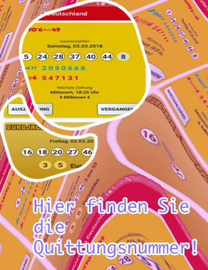 Lottozahlen österreich heute quittungsnummer